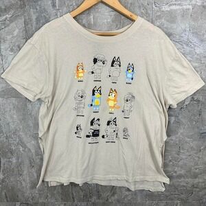 Bluey Tan graphic tee Men's 2XL Rip on‎ tee As Shown  #casual